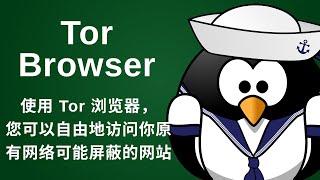 Tor Browser 使用 Tor 浏览器，您可以自由地访问你原有网络可能屏蔽的网站