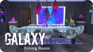Sims 4 Room Build | Galaxy Dining Room