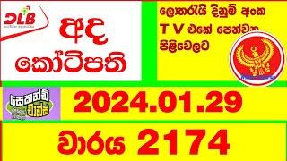 Ada Kotipathi 2174 2024.01.29 #Lottery #Results  #Lotherai #dinum anka #2174 #DLB #Lottery #Show