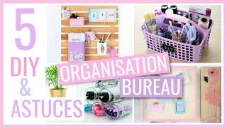 HUBSIDE : 5 DIY & ASTUCES FACILES : BUREAU / Rangement & Organisation #3