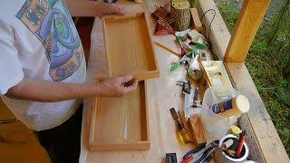 Part 2 - Finishing the inserts for my bits and blades shop drawer made from cedar - Bird Youmans