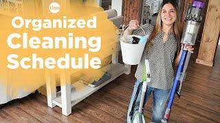 My Organized Cleaning Schedule | All-Natural Cleaners + Cleaning Tips