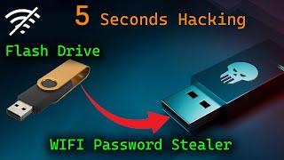 How to create a WIFI password grabber using a Flash Drive | Vbscript demonstration for cybersecurity