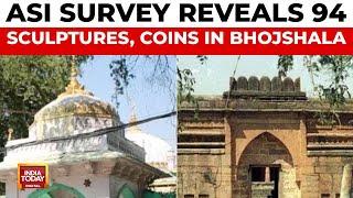 ASI Survey of Bhojshala Reveals 94 Sculptures, Coins from Historical Periods | India Today News