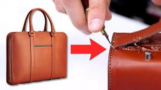 Cutting Apart a $590 Briefcase - Carl Friedrik