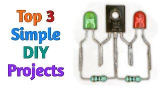 Top 3 simple electronic projects | 3 useful diy projects | 3 simple diy projects