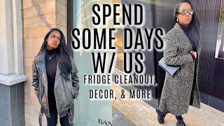 SPEND SOME DAYS W/ US! | REORGANIZING OUR FRIDGE, NEW DECOR, & MORE