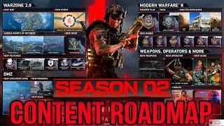 MODERN WARFARE 2 & WARZONE 2.0 SEASON 2 CONTENT ROADMAP REVEALED! (Gun Game, In-Game Event, & More)