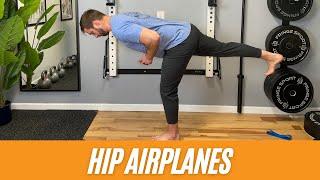 Hip Airplane Exercise For Improved Balance, Mobility, And Glute Med Strength