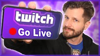 Mobile Stream To Twitch From iPhone & Android - New Twitch App Update!
