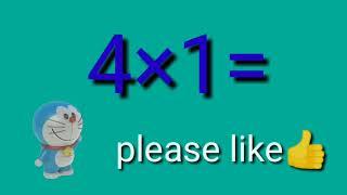 Table of 4 | Learn Multiplication Table of 4 - Easy and Fun Way for Kids