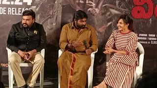 Vijay Sethupathi & Manju Warrier Hilarious Q & A With Media | #Vidudala2 Press Meet