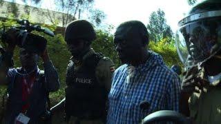 Uganda opposition leader taken into police custody