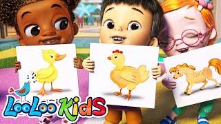 Learn Animals Names and Sounds with Johny Johny - LooLoo Kids