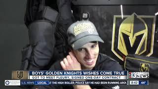 VGK wishes come true for 2 boys