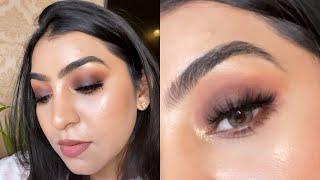 Fall Smokey Eye Makeup| Makeup revolution reloaded velvet rose| tutorial | Affordable | Drugstore |