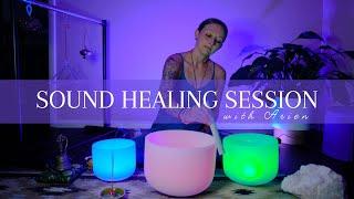 Beautiful Healing Sound Bath Session With Arien