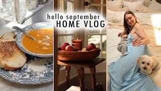 hello september HOME VLOG *tomato basil soup, photoshoots & planning projects*