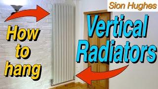 How to hang vertical radiators