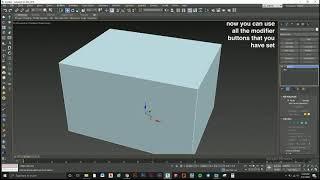 How to create modifier buttons in 3Dsmax
