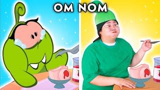 FUNNIEST COMPILATION OF SUPER OM NOM! | Parody of Om Nom's Story (Cut The Rope)! | Woa Parody