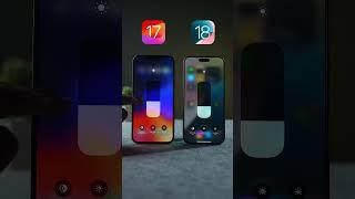 iOS 18 Control Centre VS iOS 17 Control Centre