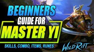 Master Yi Wild Rift Build| Items, Skills and Combo Guide | League of Legends Wild Rift