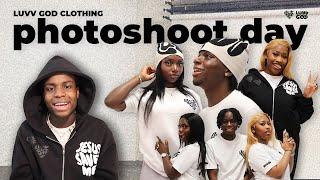 Photoshoot Day With LUVV GOD | Christian Clothing Brand