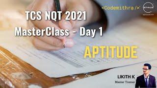 TCS NQT 2021 (New Pattern) | MasterClass Day 1