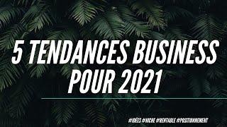 Tendances business 2021 : 4 IDÉES DE NICHE pour se lancer (positionnement entreprise)