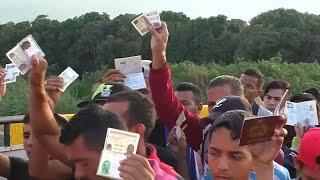 Gigantesca sanatoria di immigrati venezuelani in Colombia