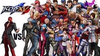 IORI YAGAMI vs All Characters in KOF XV