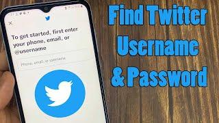 How to find Twitter username and password | Recover your twitter username and password (2023)