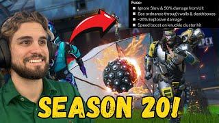 My Reaction to New Fuse Perks & Season 20 of Apex Legends!