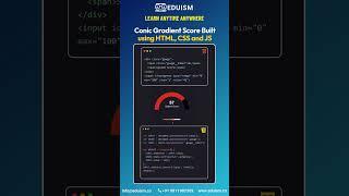 Conic Gradient Score Built using HTML, CSS and JS! #javascript #js #cssbeginners #html #css #webdev