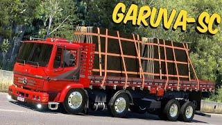 SUBINDO A SERRA DO GARUVA NO ATRON 1718 BI-TRUCK - ATT MAPA RBR - ETS 2 MODS BR