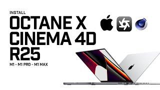 How to install Octane X for Cinema 4D R25 on Mac OS Monterey (12.0.1) [M1/M1 Pro/M1 Max]