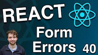 Display Form Errors on Page - React Tutorial 40