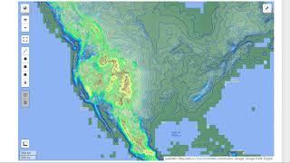 Creating elevation contours using geemap and Earth Engine