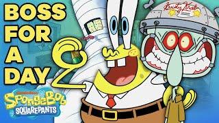 SpongeBob Takes Over the Krusty Krab  New Episode "Boss For a Day"