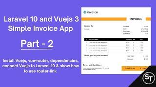 Install Vuejs, vue-router, dependencies, connect Vuejs to Laravel 10 & show how to use router-link