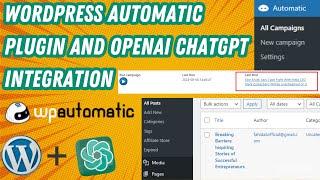 Automate Your Autoblog with Wordpress Automatic Plugin and OpenAI ChatGPT Integration