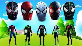 WRONG HEADS TOP SUPERHERO IMAGE | SPIDERMAN FAMILLY, AVENGERS, MARVEL, IRON MAN, HULK, VENOM,