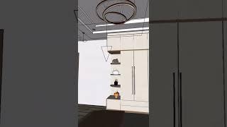 3D Sketchup Model Walkthrough  #walkthrough #sketchup #bedroom #interiordesign #model