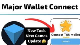 Major Wallet connect kaisa kry || Major New Task || Major Games Play || Confirm Airdrop 2024