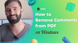 How to Remove Comments from PDF on Windows | UPDF
