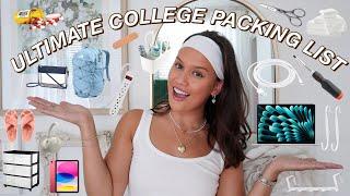 WHAT TO PACK FOR COLLEGE 2024 : ultimate college packing list for freshman (dorm living)