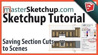 Saving Section Cuts to Scenes in SketchUp