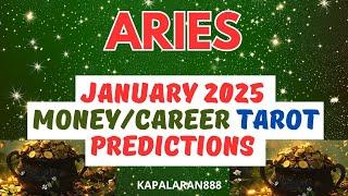 WOW! YOU MANIFESTED YOUR WISHES! ️ ARIES  JANUARY 2025 MONEY/CAREER #KAPALARAN888