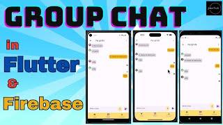 Group Chat with Flutter & Firebase 2023 - Build a Real-Time Chat App in Flutter